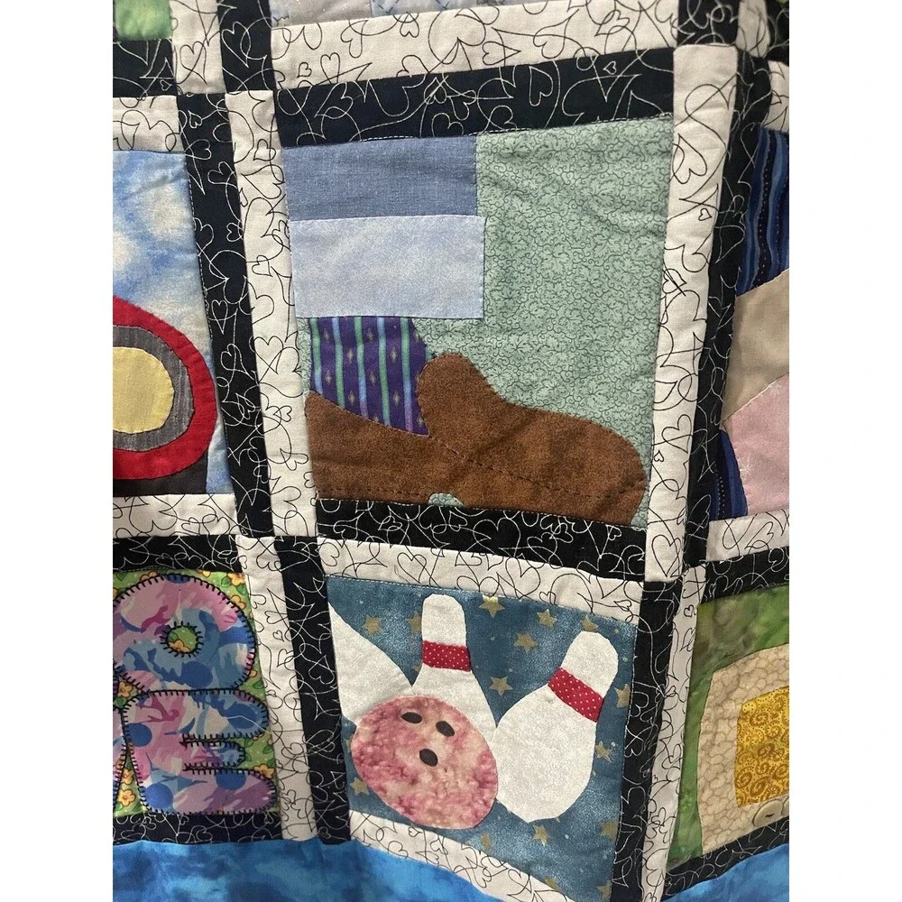Beautiful Handmade Quilted Wall Hanging/ PreOwned 36 X 36 Children Kids Room
